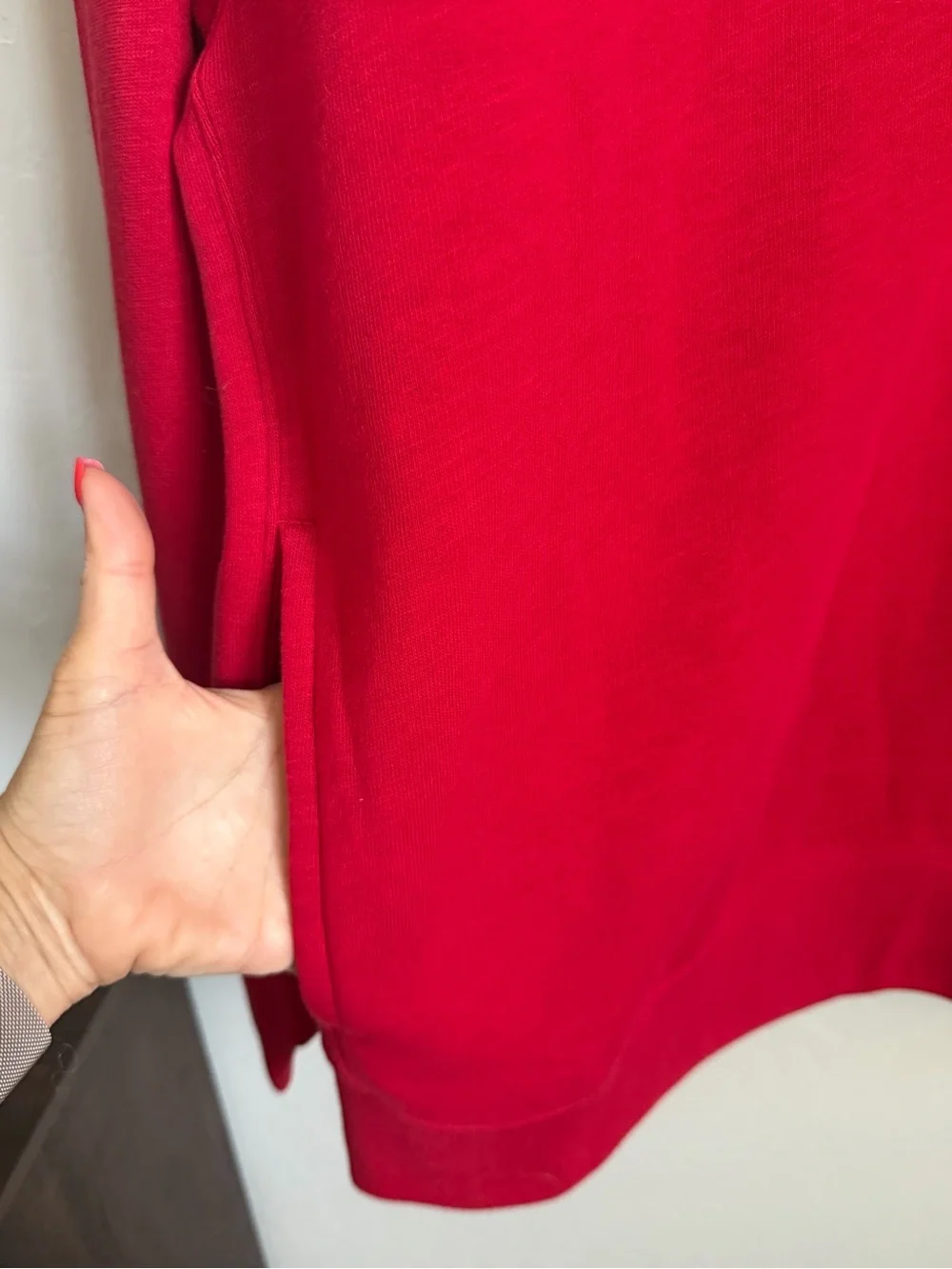 J.Crew Heritage Fleece Quarter Zip Sweatshirt Red NWT Men’s Medium $128